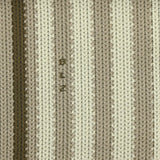 Printed viscose braided scratches taupe tones