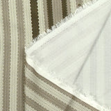 Printed viscose braided scratches taupe tones