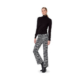 Patron Burda n°6152: Patalon semi-évasé femme