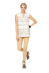 Patrón N ° 6809: Blusa, T -Collar Túnica
