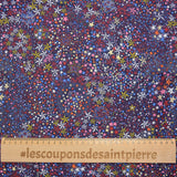 Coton liberty ® Adelajda's wish marine au mètre