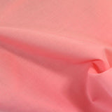 Coton uni rose