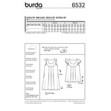 Burda boss n ° 6532: dress & loud