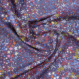 Coton liberty ® Adelajda's wish marine au mètre