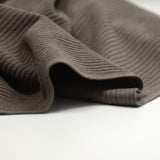 Taupe Gray Cantbed Polyester Velvet
