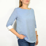 Voile de coton Plumetis noir