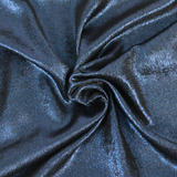 Crêpe irisé bleu