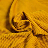 Mustard honeycomb jersey