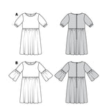 Burda Boss N ° 6401: Vestido oscuro