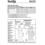 Burda Boss N ° 6423: Vestido de túnica
