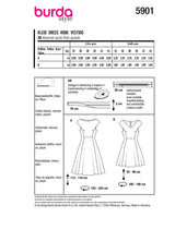 Burda boss n ° 5901: dress
