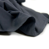 Gabardine polycoton sergé gris foncé