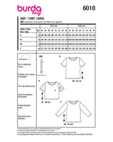 Burda boss n ° 6010: T-shirt