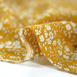 Coton liberty ® Capel jaune moutarde au mètre