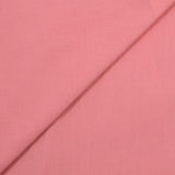 Coton uni rose