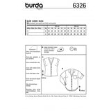 Patron Burda 6326 - Chemisier