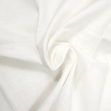 100% white linen