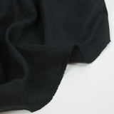 100% black linen
