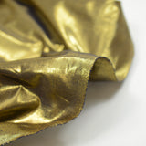 Poliéster lamé chapado en oro
