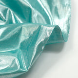 Polyester lamé vert d'eau