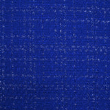 Tweed Emma lurex polyester fond bleu roi