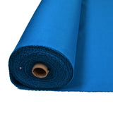 100% cachemire double face bleu azur au mètre