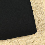 100% Laine bouillie noir profond