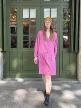 Okinawa woman sewing pattern blouse and dress