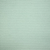 Coton 100% nid d'abeille vert d'eau