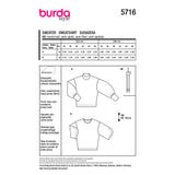 Burda Boss N ° 5716: sudadera