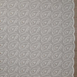 Broderie anglaise festonnée Palaos fond blanc cassé