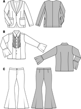 Patron n ° 2374: 70s men's disguise man