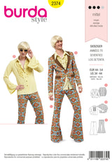Patron n ° 2374: 70s men's disguise man