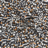 Viscose jersey printed tact marine background
