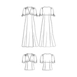 Patrón de alta costura de Rosalie Dress