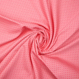 Coton imprimé pois 2mm fond rose incarnat