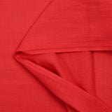 Popeline de polycoton rouge coquelicot
