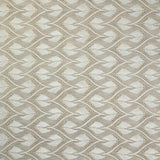 Maille dentelle fleurs stylisées fond blanc