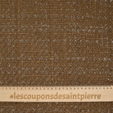 Tweed Emma lurex polyester fond marron