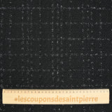 Tweed Emma Lurex Polyester Fondo negro