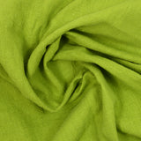 100% de lino verde manzana