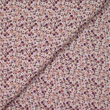 Coton imprimé s'épanouir violet, rose et blanc