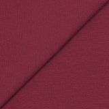 Jersey coton Bio lie de vin