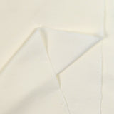 Jersey french terry coton Bio blanc cassé