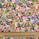 Impresión de cachemir multicolor de cachemir