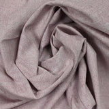 Dark red cotton chambray