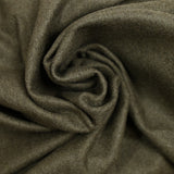 Drap de laine mélangée chiné vert militaire