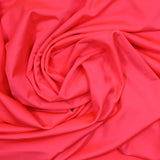 Tela de trajes de baño de coral fluo