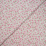 White background country print cotton
