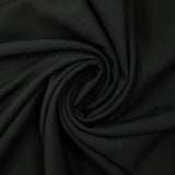 Sergé de polyester noir